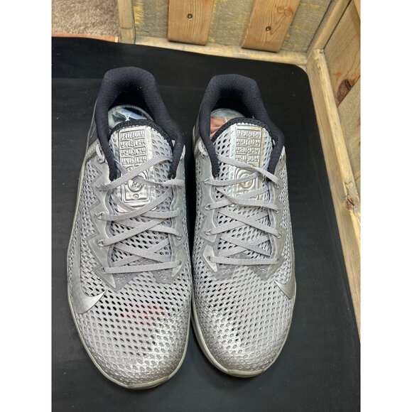 Nike Metcon 6 Premium Training Shoes Mens Size 14 Silver Mesh - Picture 3 of 11